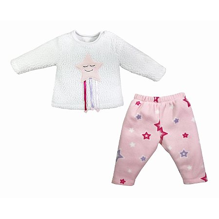 Pjg Conj Longo Lhama Branco - Grow Up