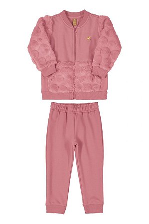 Conjunto Jaqueta e Calça Moletom e Pelo 161626 - Up Baby