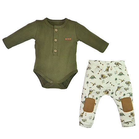 GRW CONJ PG VINTAGE DINO VERDE