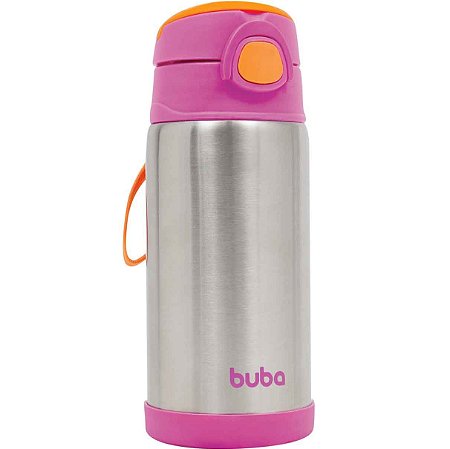 GARRAFA TERMICA PAREDE DUPLA 400 ML - ROSA