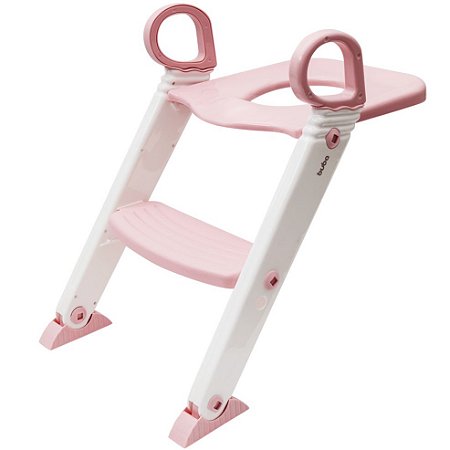 ASSENTO REDUTOR COM ESCADA - ROSA BABY