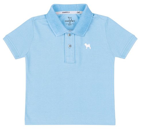 POLO MASC PIQUET - 21918 - PP AZUL