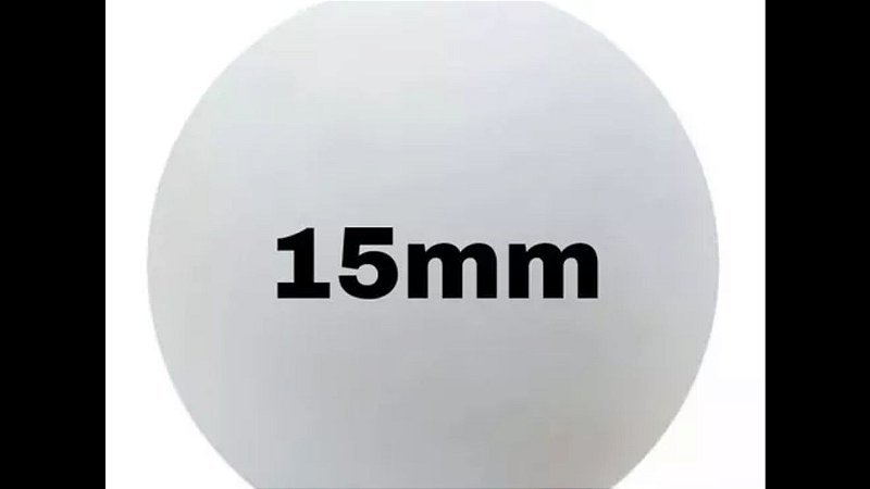 Bola de isopor 15 mm c/200 unds.