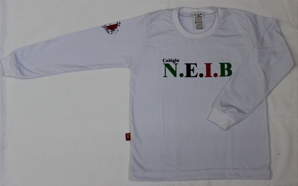 CAMISETA MANGA LONGA NEIB FUNDAMENTAL BRANCA