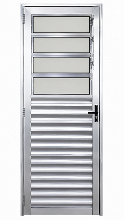 Porta Basculante Vdr. Boreal Alumínio Brilhante - Spj Linha 25
