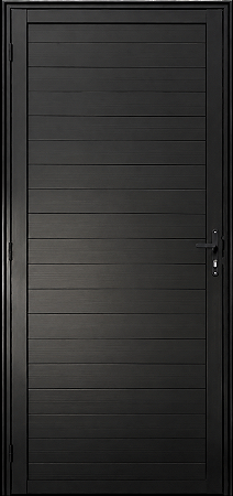 Porta Lambril Sem Vidro Alumínio Preto - Spj Premium