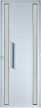 Porta Lambril Visor Duplo Vdr. Boreal Com Puxador 80 Cm Alumínio Branco - Spj Premium