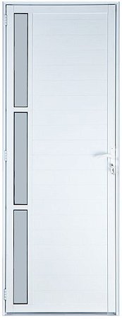 Porta Lambril 1 Visor Vdr. Boreal Alumínio Branco - Spj Premium