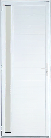 Porta Lambril 1 Visor Vdr. Boreal Alumínio Branco - Spj Premium