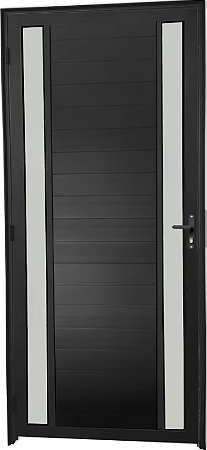 Porta Lambril Visor Duplo Vdr. Boreal Alumínio Preto - Spj Premium