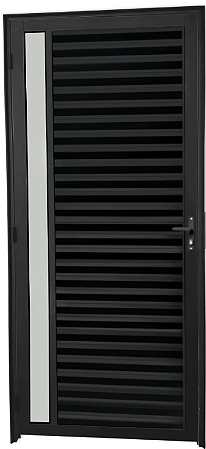 Porta Palheta 1 Visor Vdr. Boreal Alumínio Preto - Spj Linha 25