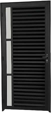 Porta Palheta 1 Visor Vdr. Boreal Alumínio Preto - Spj Linha 25