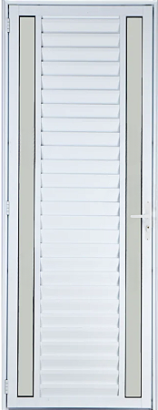 Porta Palheta Duplo Visor Vdr. Boreal Alumínio Branco - Spj Linha 25