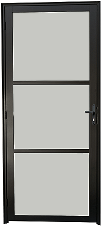 Porta Vidrão Alumínio Preto Vdr. Mini Boreal - Spj Linha 25