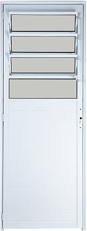 Porta Lambril Basculante Vdr. Boreal Alumínio Branco - Spj Premium - Últimas Peças