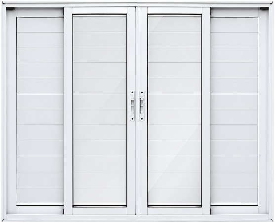 Janela Veneziana 6 Fls Lambril Sem Grade Alumínio Branco - Spj Linha Premium