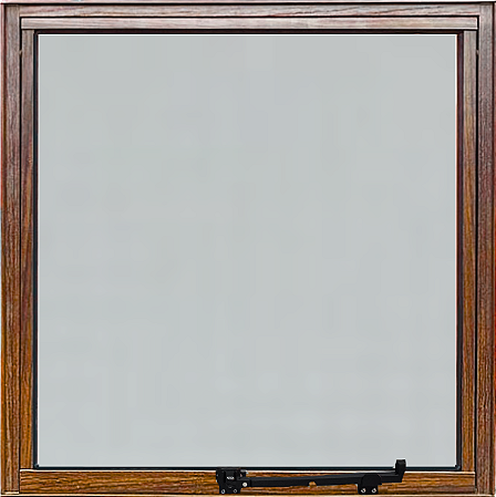 Janela Maxim-Ar 1 Sec. Vdr. Mini Boreal Alumínio Amadeirado - Esap Linha 16