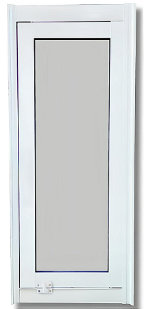 Janela Capelinha Vdr. Mini Boreal Alumínio Branco - Spj Linha 25 Saldão