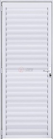 Porta Palheta Com Ventilação Alumínio Branco - Spj Linha 25