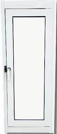 Janela Capelinha Vdr. Liso Incolor Alumínio Branco - Spj Linha 25
