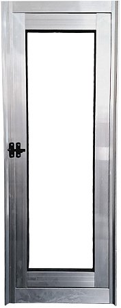 Janela Capelinha Vdr. Liso Incolor Alumínio Brilhante - Spj Linha 25