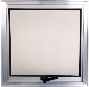 Janela Maxim-Ar 1 Seção Sem Grade Alumínio Brilhante Vdr. Mini Boreal - CMC Classic