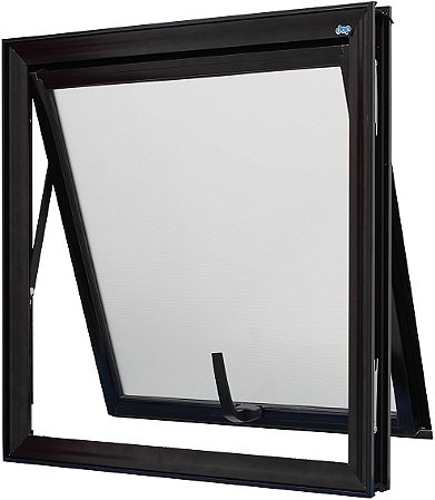 Maxim-ar Em Alumínio Preto 1 Folha Abert. 45° Vdr Mini Boreal - Jap Linha 25 Saldão