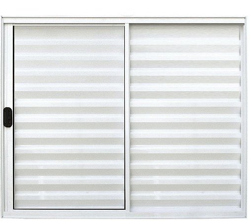 Janela Veneziana 3 Fls Sem Grade Alumínio Branco - Spj Modular Saldão