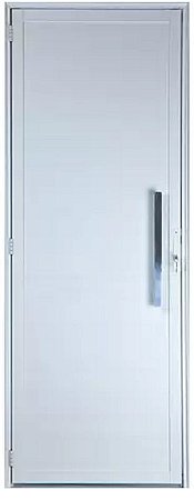 Porta Lambril Sem Vidro Com Puxador 60 Cm Alumínio Branco - Spj Premium Saldão