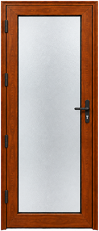 Porta América Vdr. Mini Boreal Alumínio Amadeirado - Linha Maxx - Esal