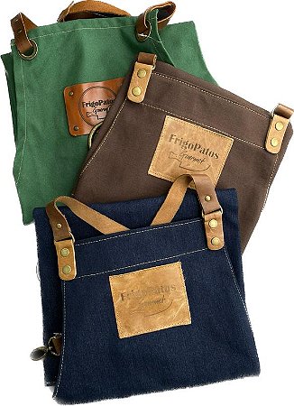 Avental de lona - Modelo JEANS