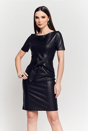 Vestido de Couro Eduarda