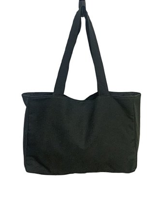 Bolsa Positano lona preta