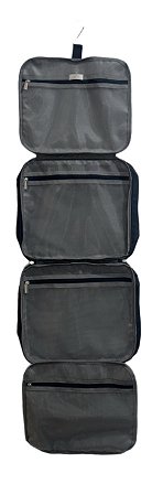 Necessaire cabide duplo travel marinho