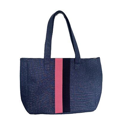Bolsa Paris jeans brilhante