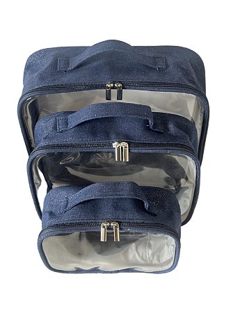 Kit Daslu jeans brilhante