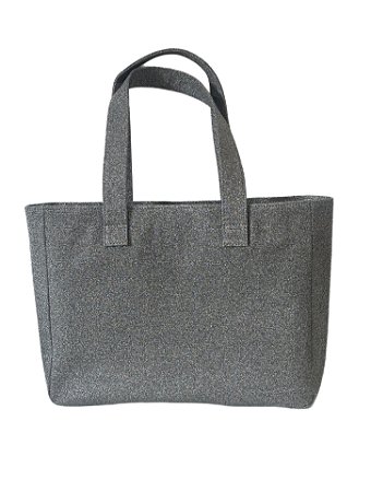 Bolsa Paris prata brilho
