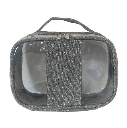 Necessaire Liz prata brilho