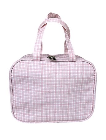 Malinha Jeri xadrez rosa