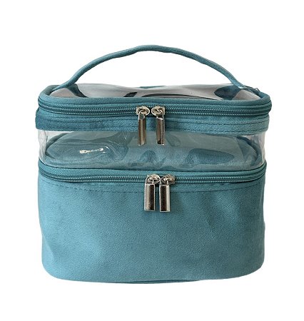 Frasqueira Dupla Acqua turquesa