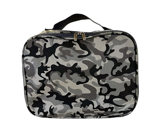 Malinha Barcelona M camuflado cinza