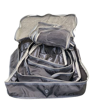 Kit Nylon cinza com cinza claro