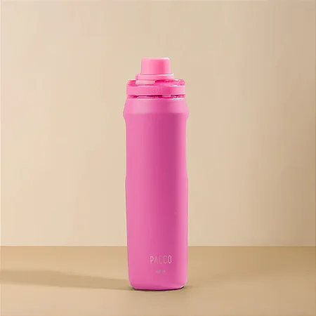GARRAFA TÉRMICA PACCO VYTA CHICLETE 650ML