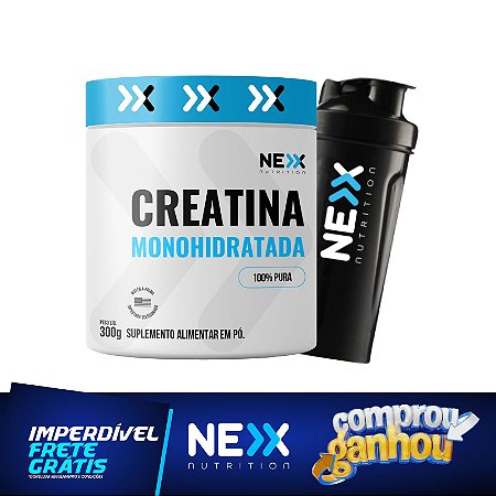 COMBO NEX CREATINA 300G + COQUETELEIRA (BRINDE)