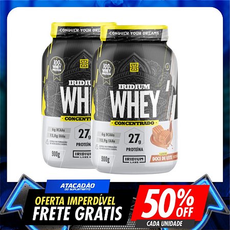 BLACK FRIDAY: WHEY CONCENTRADO IRIDIUM LABS 900G
