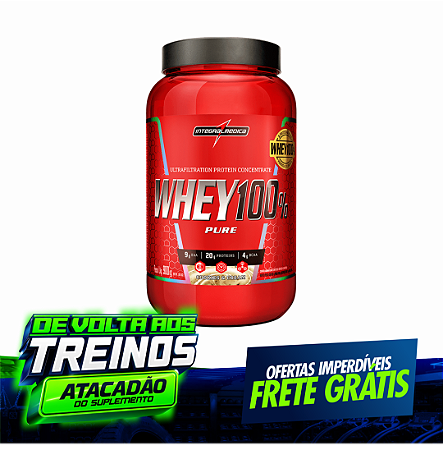 100% WHEY INTEGRALMEDICA POTE 900G