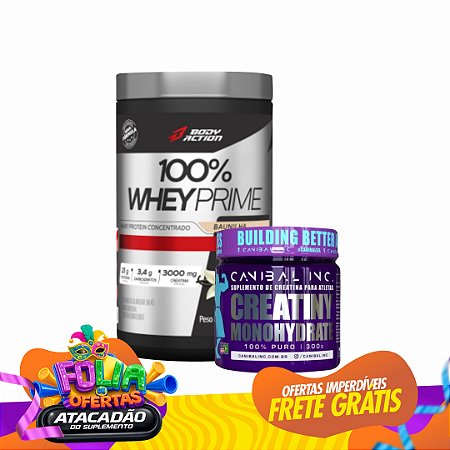 COMBO 100% WHEY900G+CREATINA 300G