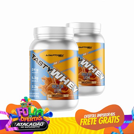 COMBO ADAPTOGEM: 2 TASTY WHEY 900G