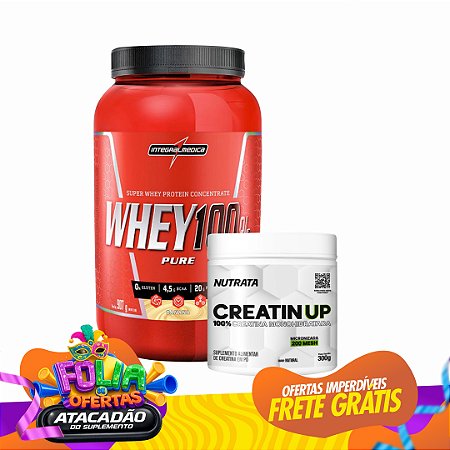 COMBO 100% WHEY900G+CREATINA 300G