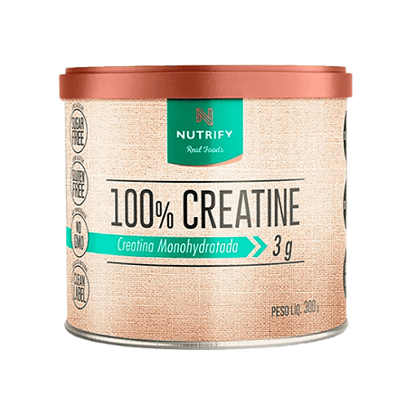 100% CREATINE NUTRIFY MONOHYDRATADA LT 300G